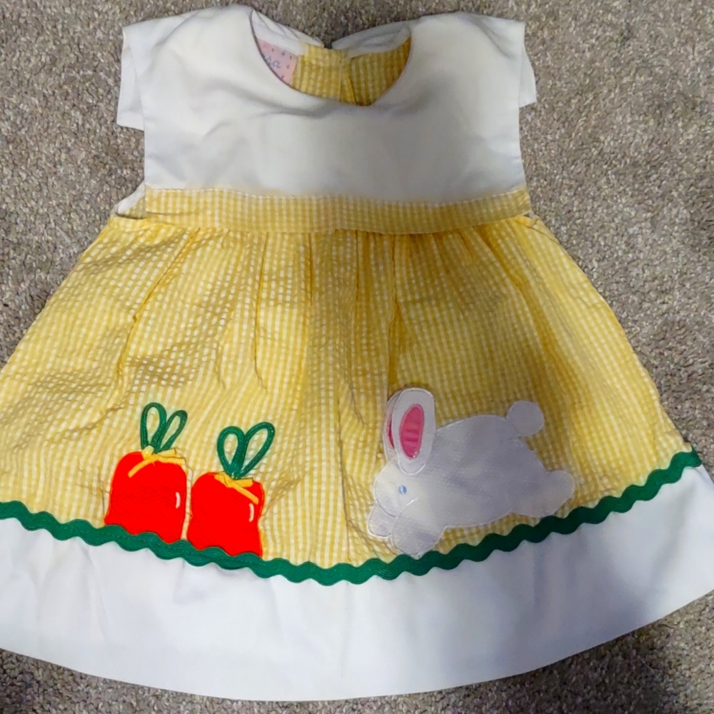 Vintage girls easter dress